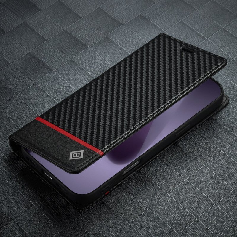 Folio-fodral iPhone 17 Pro Lc.imeeke Kolfiber