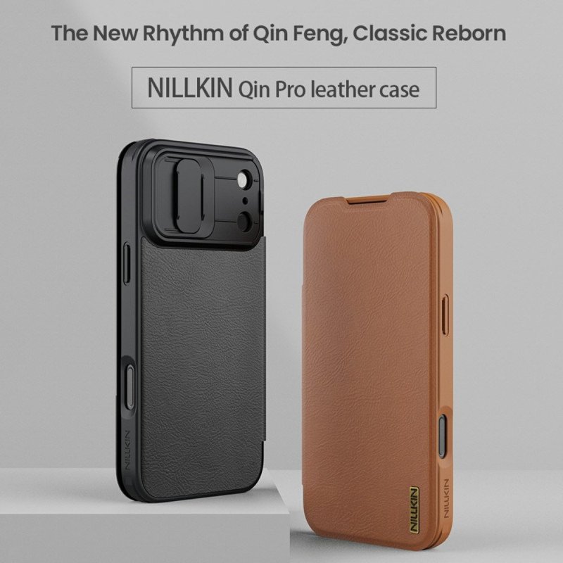 Folio-fodral iPhone 17 Pro Qin Pro-serien Nillkin