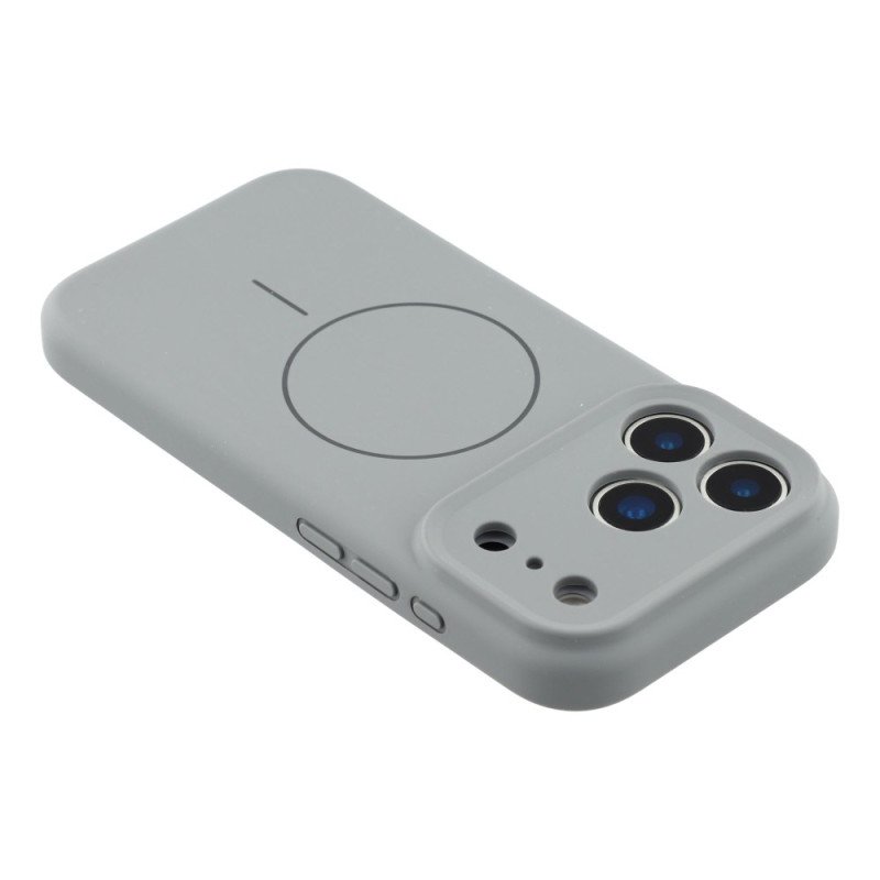 Skal För iPhone 17 Pro Magsafe Hybrid Med Mikrofiberfoder