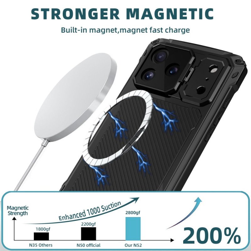 Skal För iPhone 17 Pro Magsafe Premium-skydd