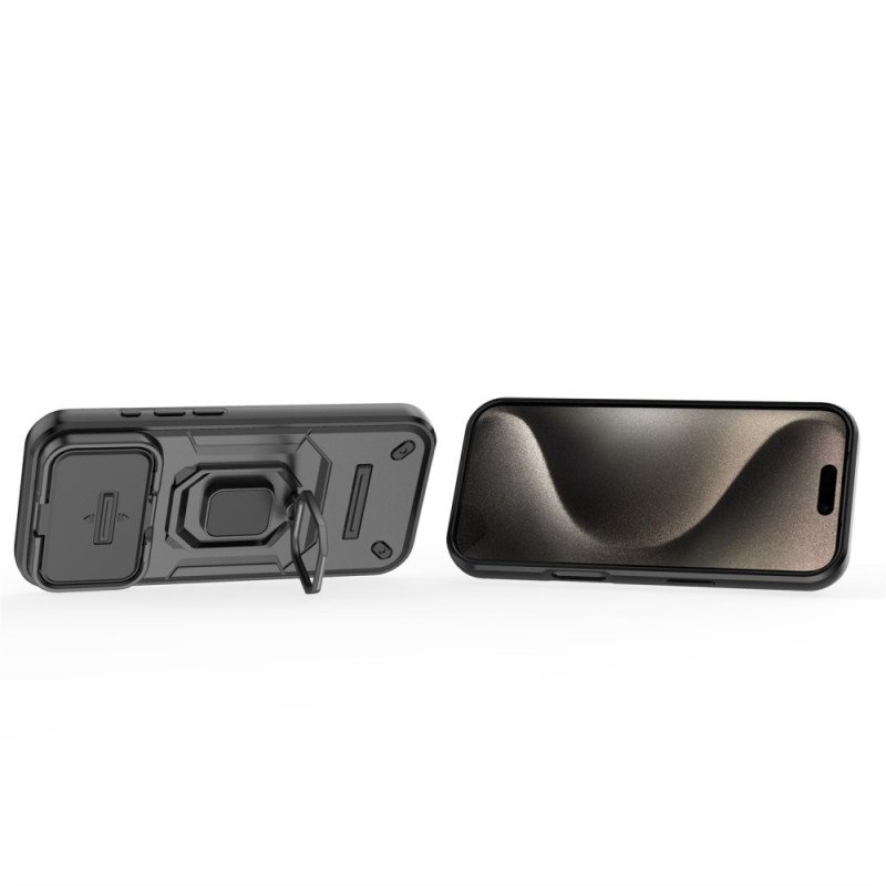 Skal För iPhone 17 Pro Ringfodral Med Linsskydd