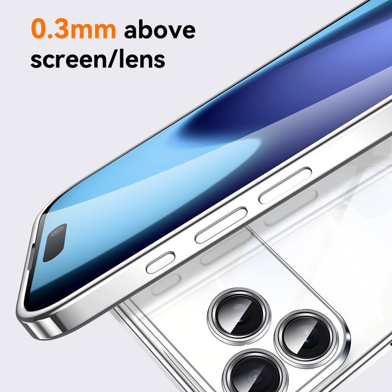 Skal För iPhone 17 Pro Transparent Med Handledsrem