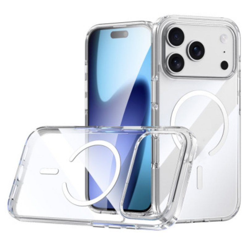 Skal iPhone 17 Pro Magsafe-kompatibel Genomskinlig