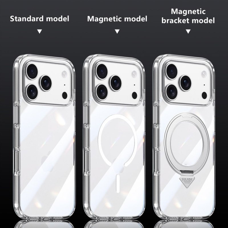 Skal iPhone 17 Pro Magsafe-kompatibel Genomskinlig