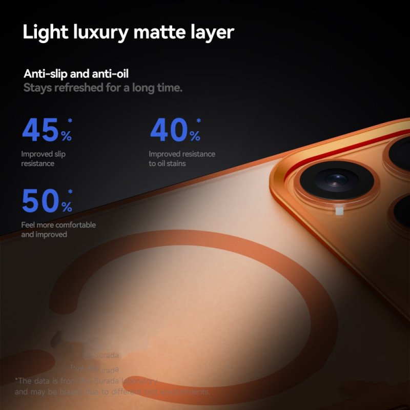 Skal iPhone 17 Pro Magsafe-kompatibel Halvtransparent