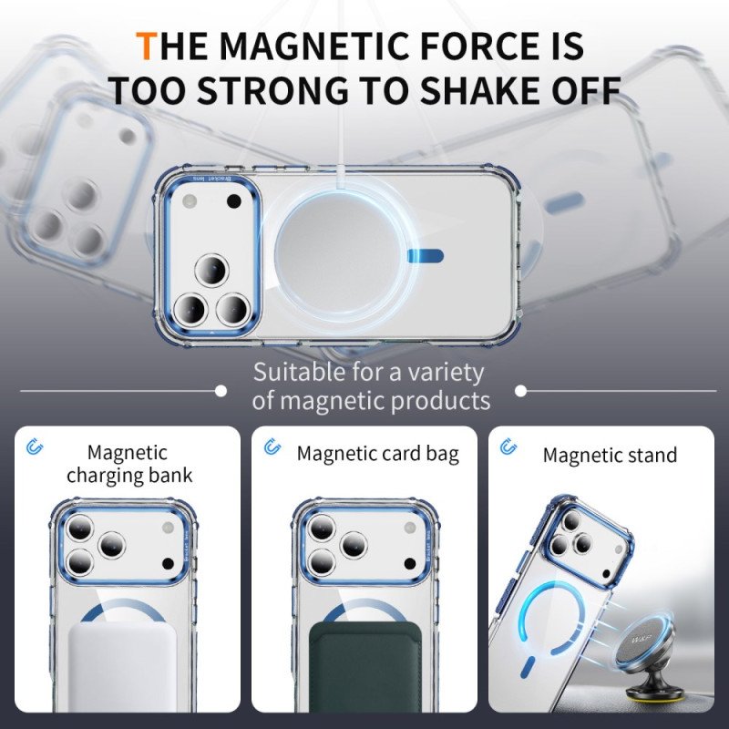 Skal iPhone 17 Pro Magsafe-kompatibel Med Inbyggt Stativ