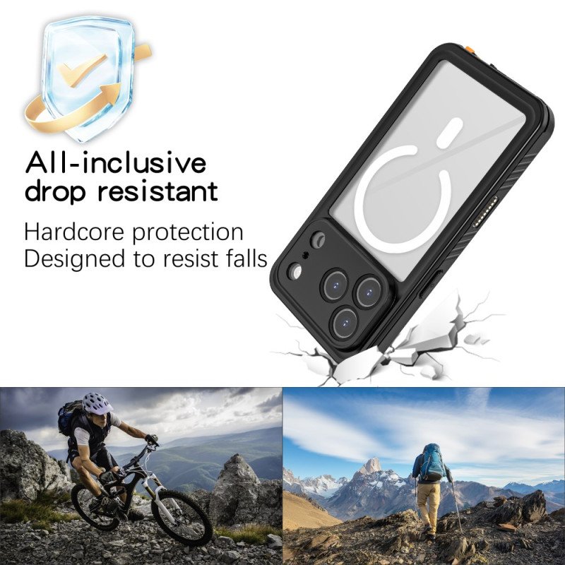 Skal iPhone 17 Pro Magsafe-kompatibel Vattentät Fs/fm-serie Redpepper