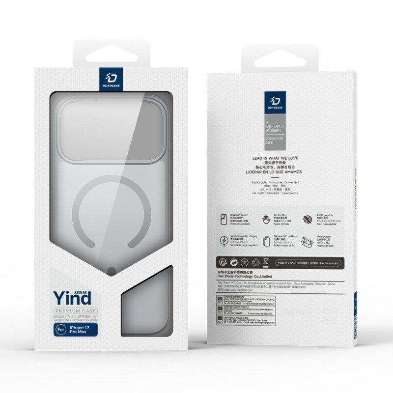 Skal iPhone 17 Pro Magsafe Yind-serien Dux Ducis