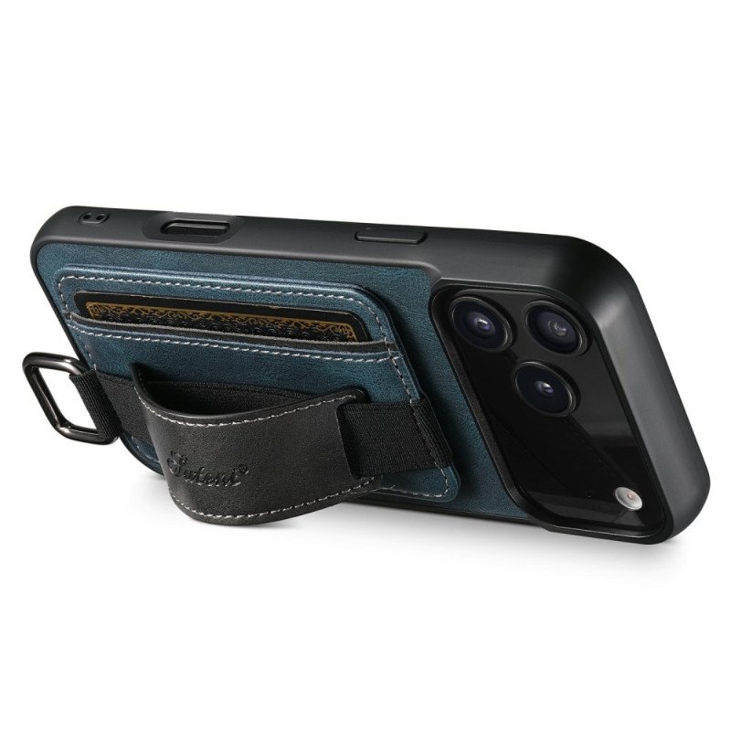 Skal iPhone 17 Pro Med Korthållare I Retrodesign