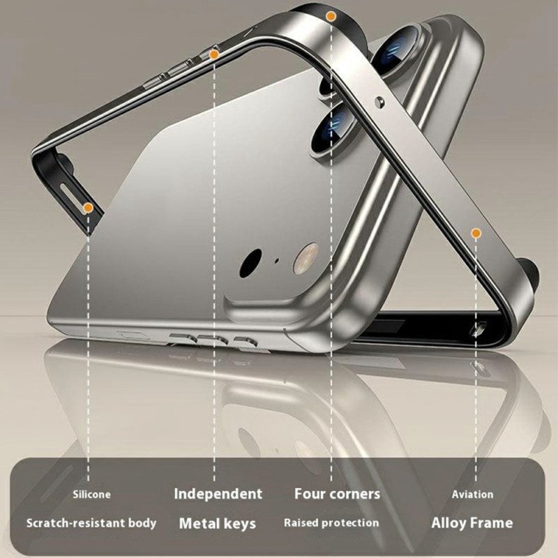 Skal iPhone 17 Pro Metallstötfångare