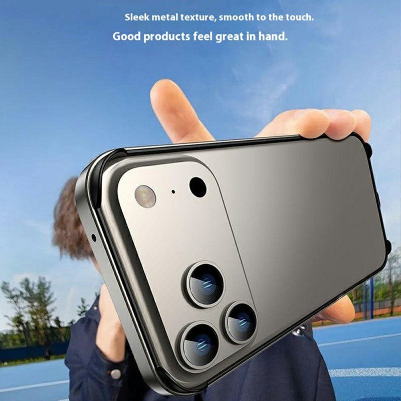 Skal iPhone 17 Pro Metallstötfångare