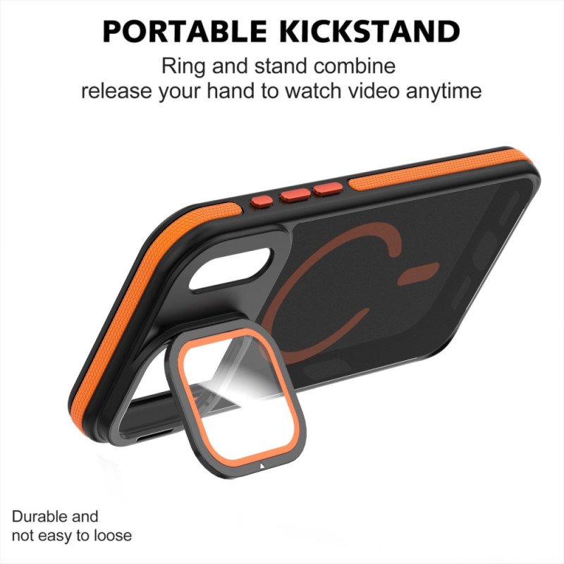 Skal iPhone 17 Pro Telefonfodral Hybrid Magsafe Med Linsskydd Och Integrerat Fäste