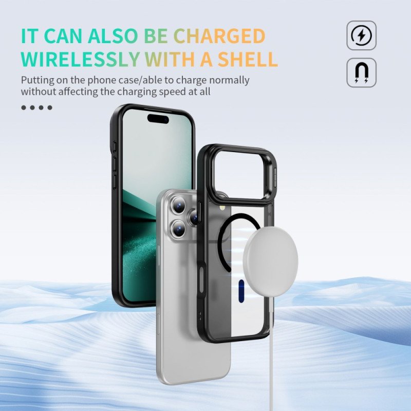 Skal iPhone 17 Pro Telefonfodral Magnetisk Med Linsfäste