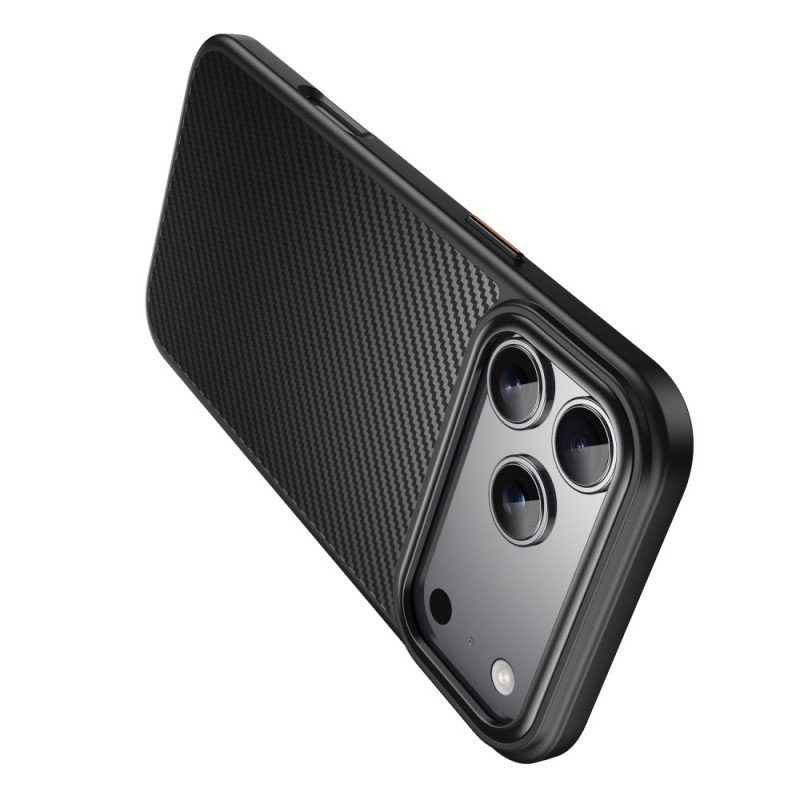 Skal iPhone 17 Pro Telefonfodral Magsafe-kompatibel Ultratunn Kolfiber