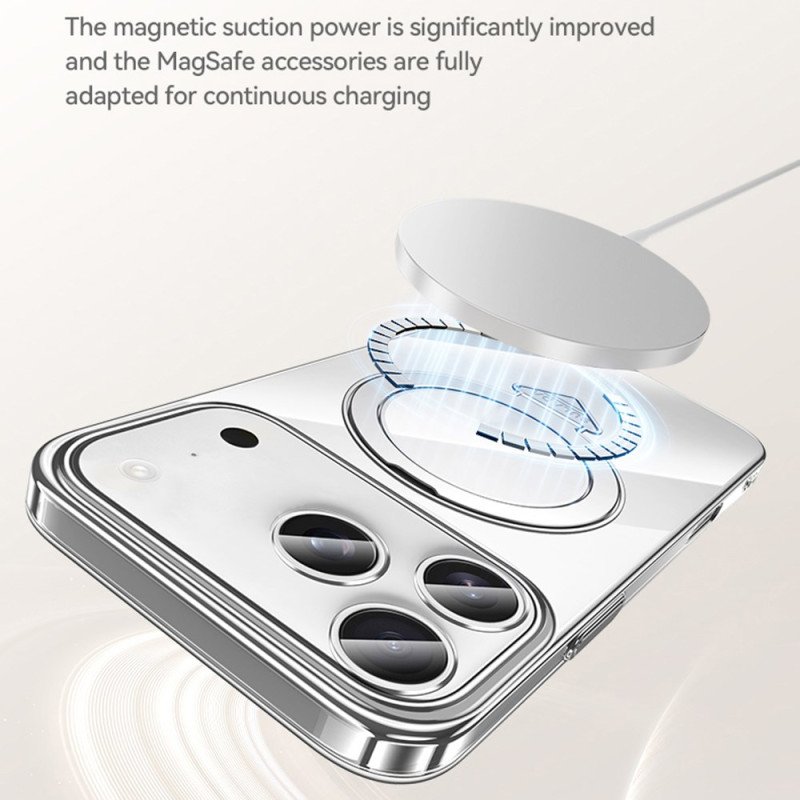 Skal iPhone 17 Pro Telefonfodral Magsafe-kompatibelt Vikbart Stativ
