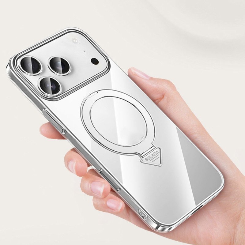 Skal iPhone 17 Pro Telefonfodral Magsafe-kompatibelt Vikbart Stativ