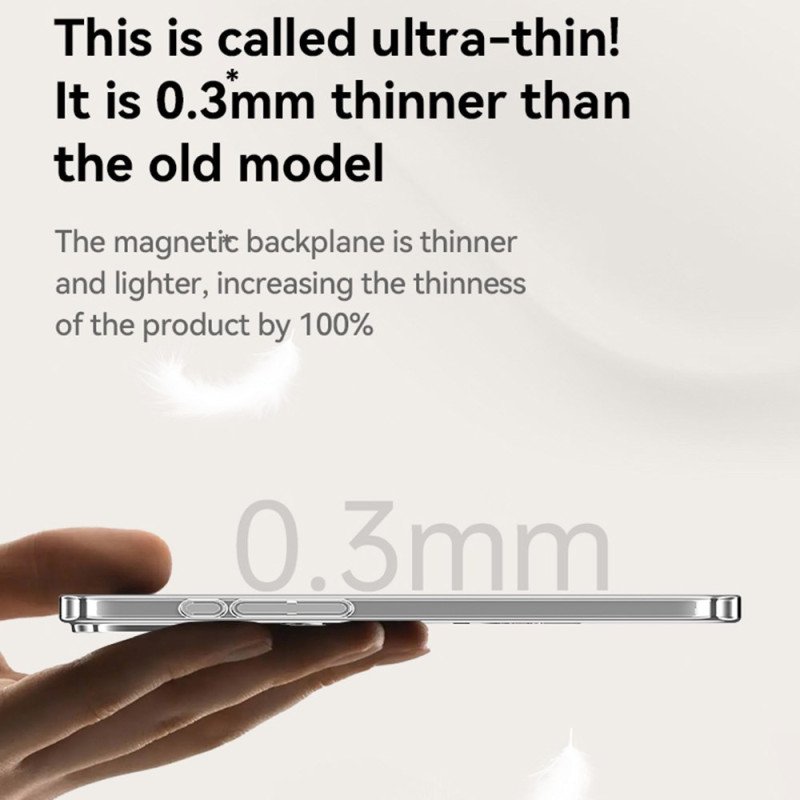 Skal iPhone 17 Pro Telefonfodral Magsafe-kompatibelt Vikbart Stativ