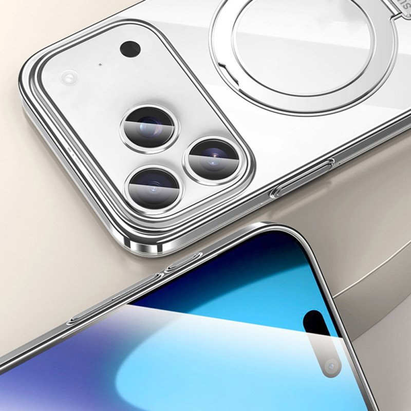 Skal iPhone 17 Pro Telefonfodral Magsafe-kompatibelt Vikbart Stativ