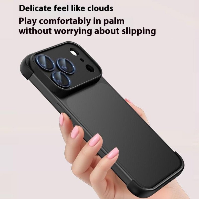 Skal iPhone 17 Pro Telefonfodral Ramlös Med Hörnskydd Och Integrerad Lins