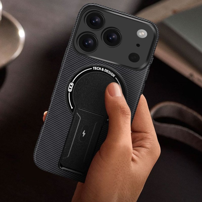 Skal iPhone 17 Pro Telefonfodral Robust Med Stativ