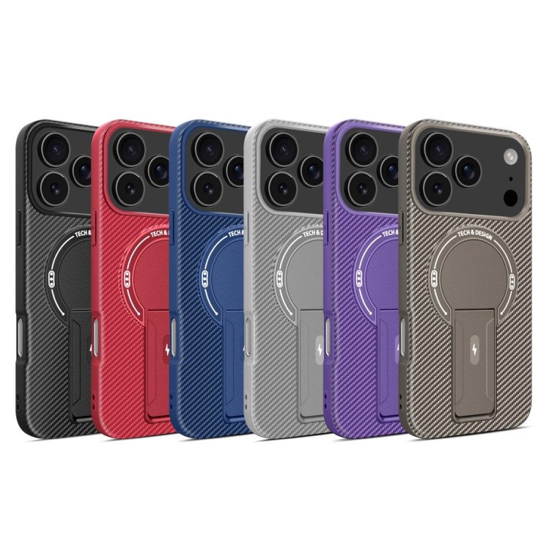 Skal iPhone 17 Pro Telefonfodral Robust Med Stativ