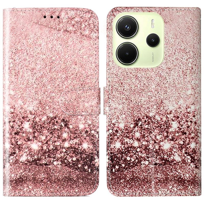 Fodral För Xiaomi Redmi Note 14 Pro 4g Roséguld Marmor