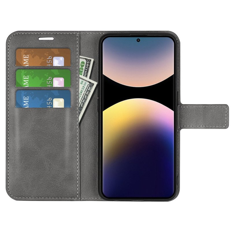 Fodral Xiaomi Redmi Note 14 Pro 4g Lädermodell