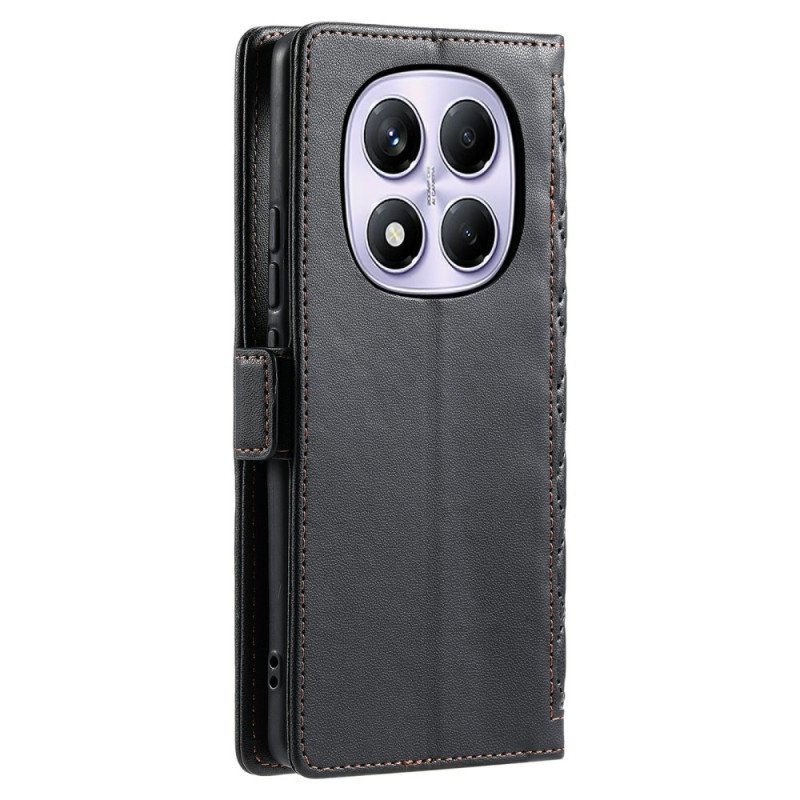 Fodral Xiaomi Redmi Note 14 Pro 4g Quiltad Med Rem