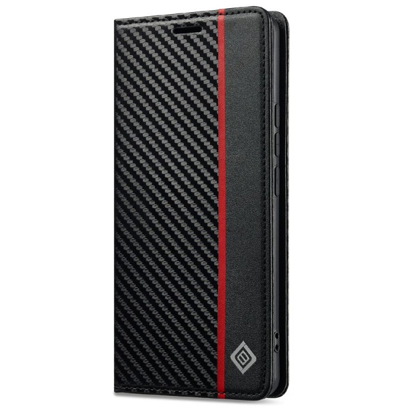 Folio-fodral Xiaomi Redmi Note 14 Pro 4g Kolfiberstruktur