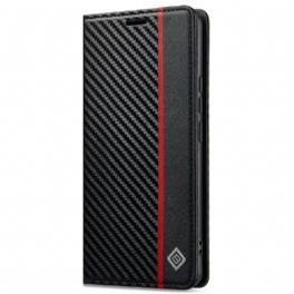 Folio-fodral Xiaomi Redmi Note 14 Pro 4g Kolfiberstruktur