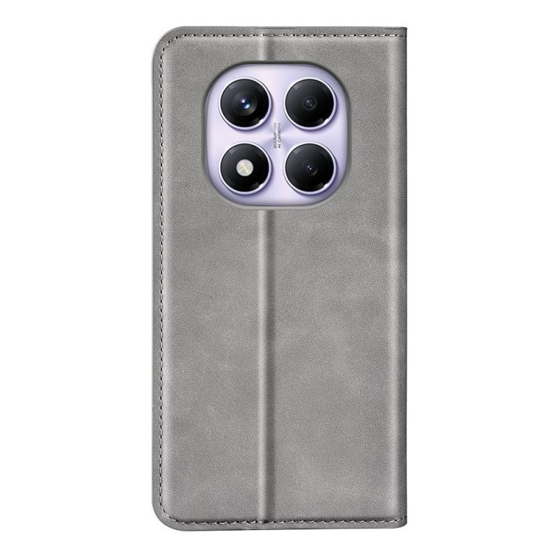 Folio-fodral Xiaomi Redmi Note 14 Pro 4g Lädermodell