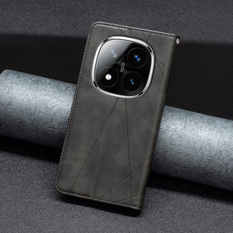 Folio-fodral Xiaomi Redmi Note 14 Pro 4g Telefonfodral Geometrisk