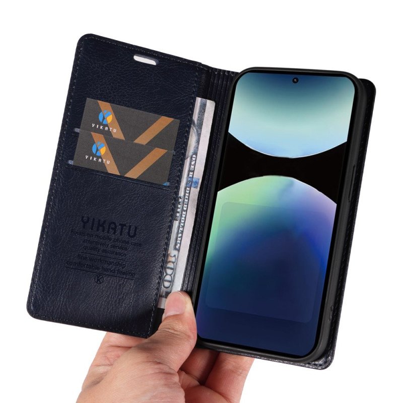 Folio-fodral Xiaomi Redmi Note 14 Pro 4g Vintage Yikatu