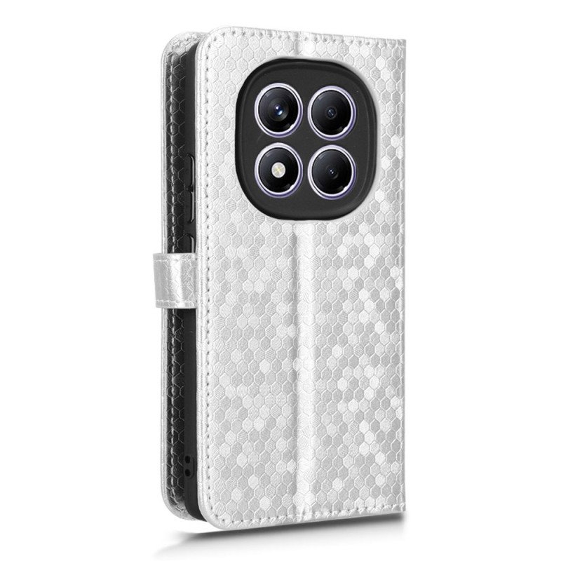 Läderfodral Xiaomi Redmi Note 14 Pro 4g Telefonfodral Glänsande Vikter