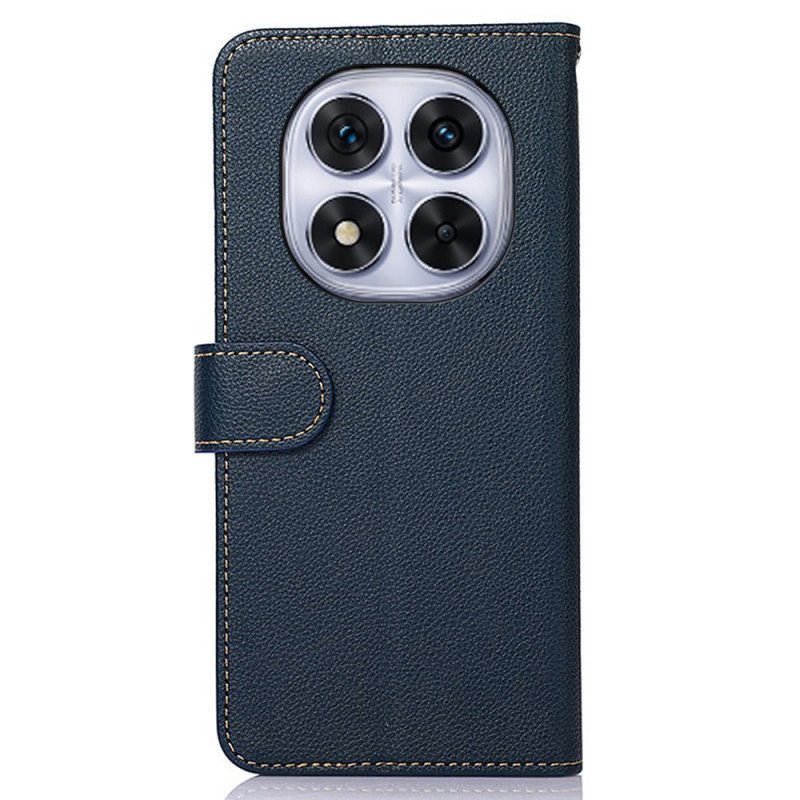 Läderfodral Xiaomi Redmi Note 14 Pro 4g Telefonfodral Tvåfärgad Khazneh Rfid