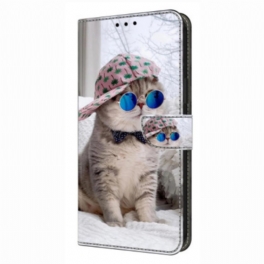 Läderfodral Xiaomi Redmi Note 14 Pro 4g Telefonfodral Yo-katt