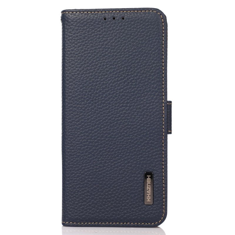 Läderskal Fodral Xiaomi Redmi Note 14 Pro 4g Äkta Läder Khazneh