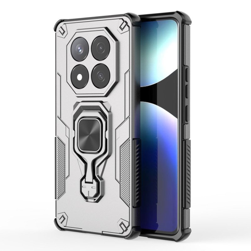 Skal För Xiaomi Redmi Note 14 Pro 4g Ultratålig Med Roterande Stativ