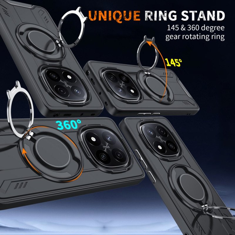 Skal Xiaomi Redmi Note 14 Pro 4g Magsafe-kompatibel Med Roterande Stativ