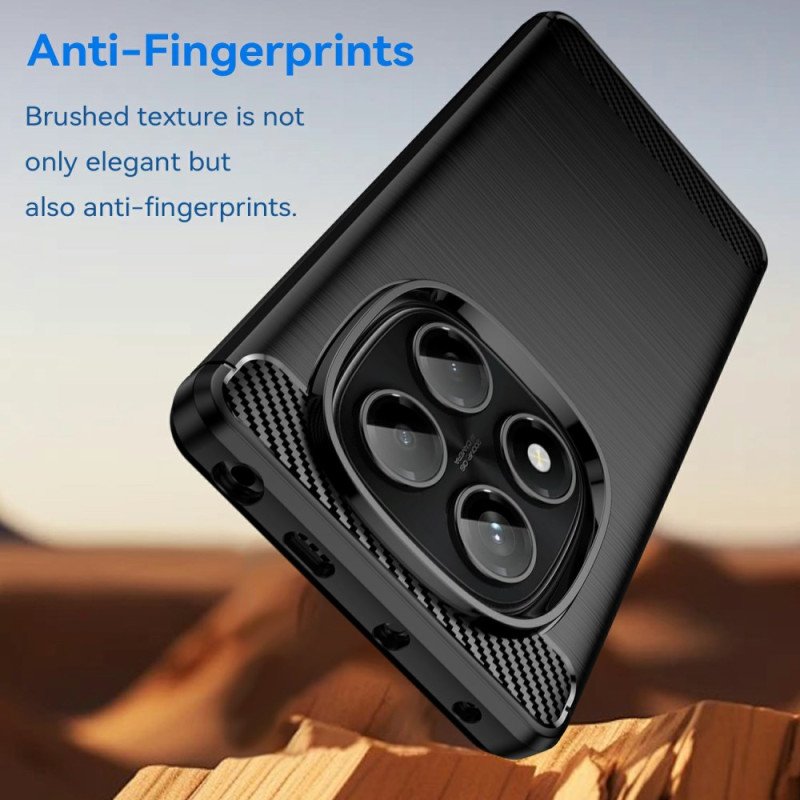 Skal Xiaomi Redmi Note 14 Pro 4g Telefonfodral Borstad Kolfiber