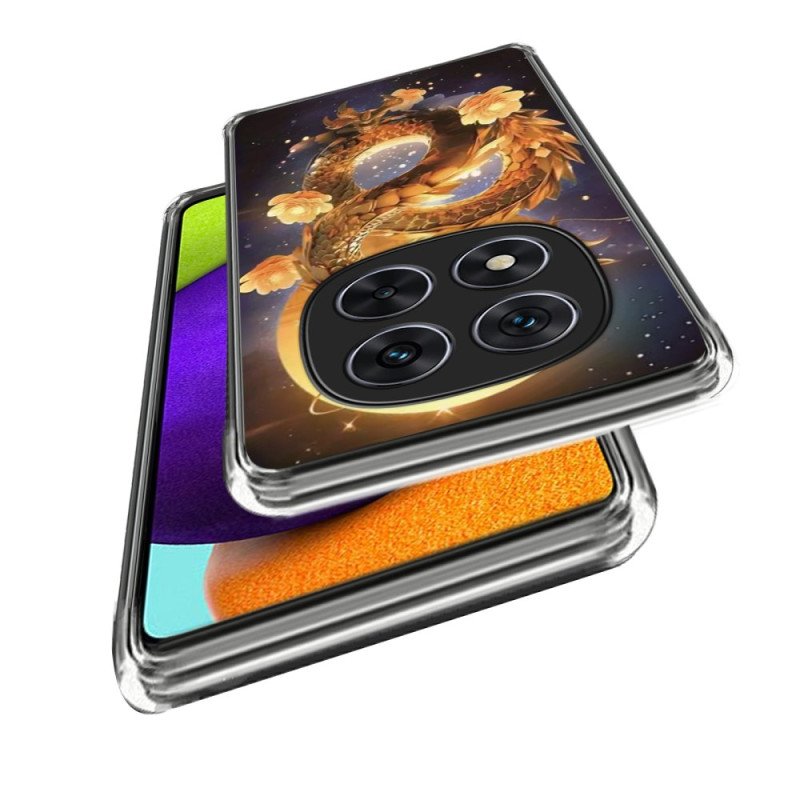 Skal Xiaomi Redmi Note 14 Pro 4g Telefonfodral Gyllene Drake