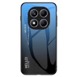 Skal Xiaomi Redmi Note 14 Pro 4g Telefonfodral Hello Härdat Glas