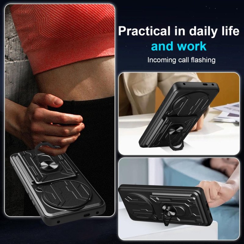 Skal Xiaomi Redmi Note 14 Pro 4g Ultratålig Med Stativ Och Linsskydd