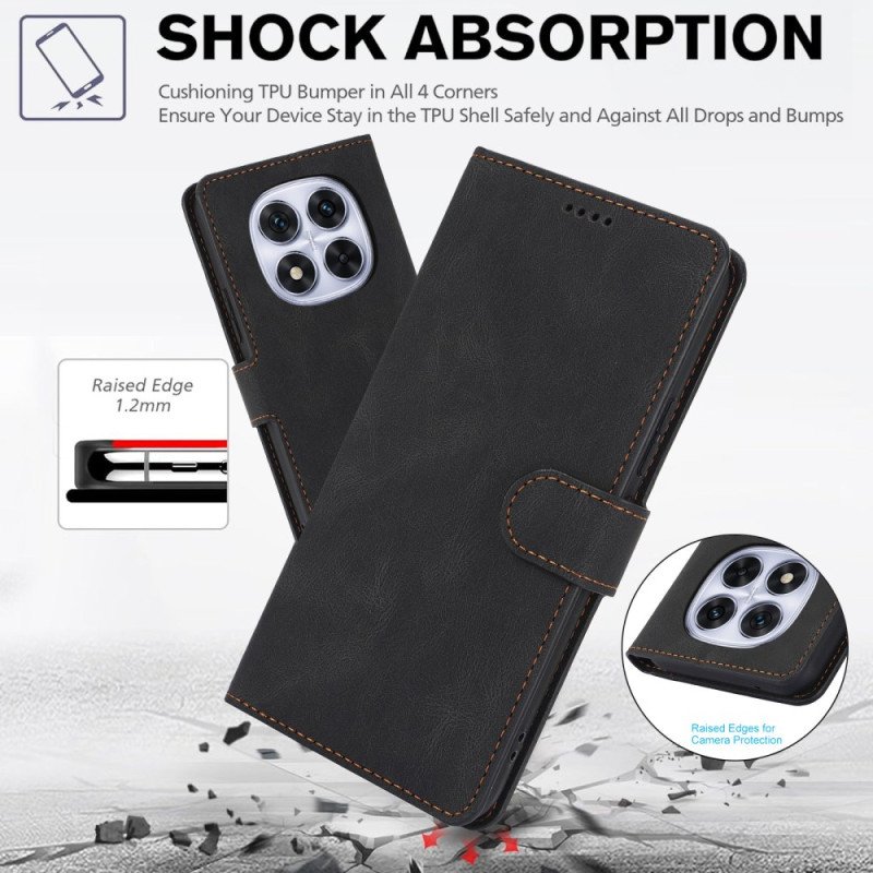 Skyddsfodral Xiaomi Redmi Note 14 Pro 4g Mockaeffekt Med Rem