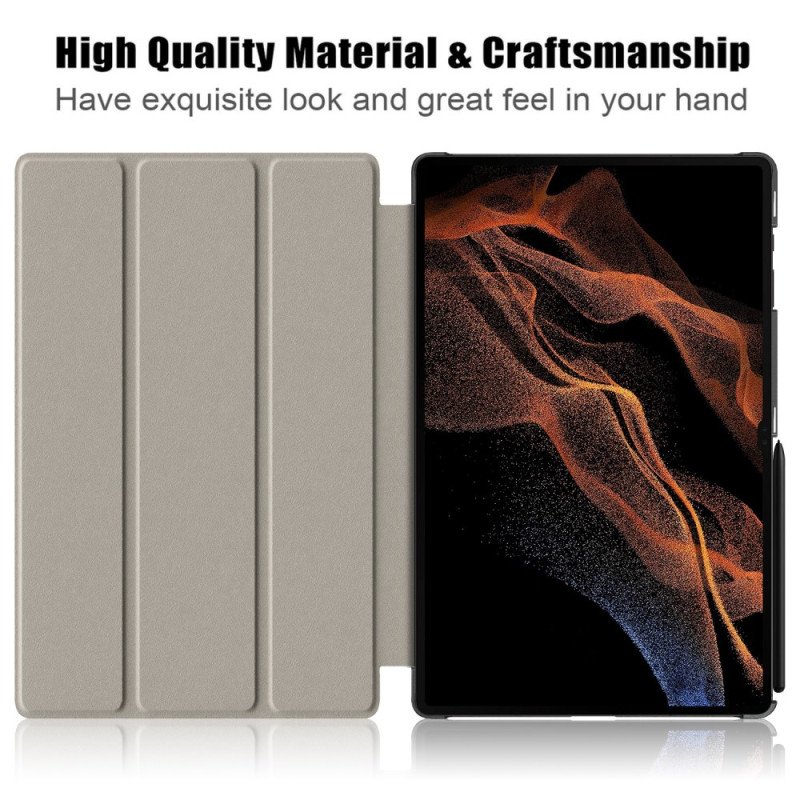 Samsung Galaxy Tab S10 Ultra Fallsäkert Trippelvikbart Stativ