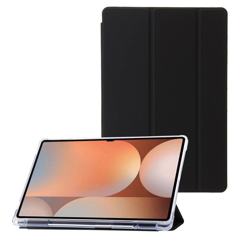 Samsung Galaxy Tab S10 Ultra Trippelvikbar Och Transparent Baksida