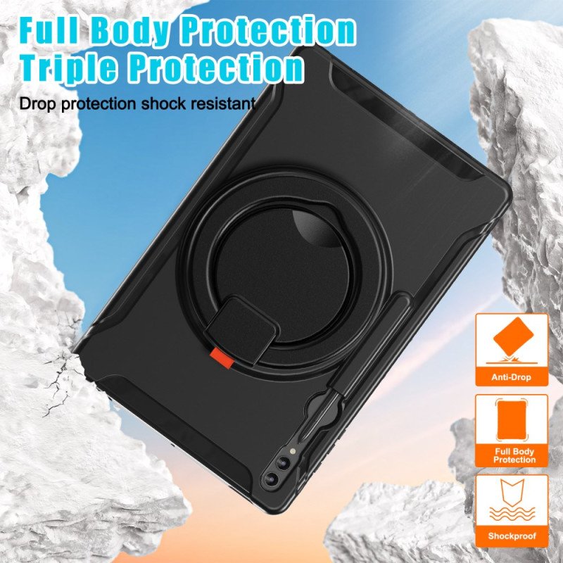 Skal För Samsung Galaxy Tab S10 Ultra Roterande Ringstativ