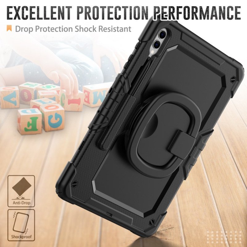 Skal Samsung Galaxy Tab S10 Ultra Premiumskydd Med Axelrem