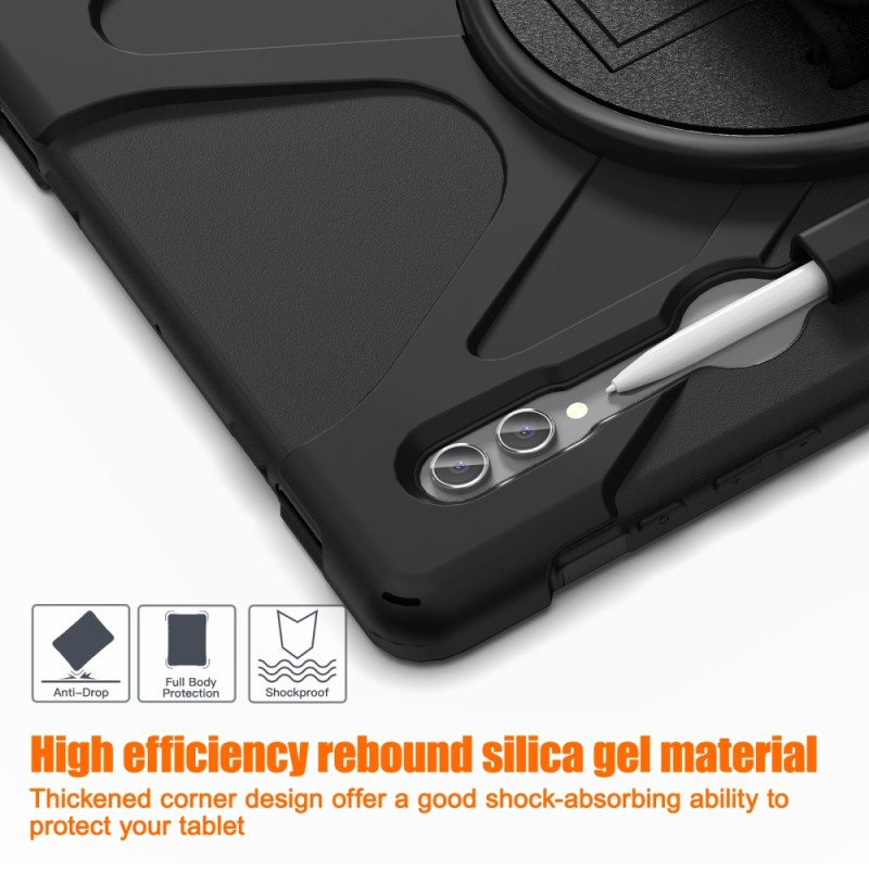 Skal Samsung Galaxy Tab S10 Ultra Trippelskyddande Rem Och Stativ
