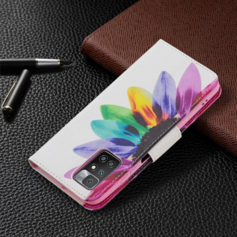 Fodral Xiaomi Redmi 10 Akvarell Blomma